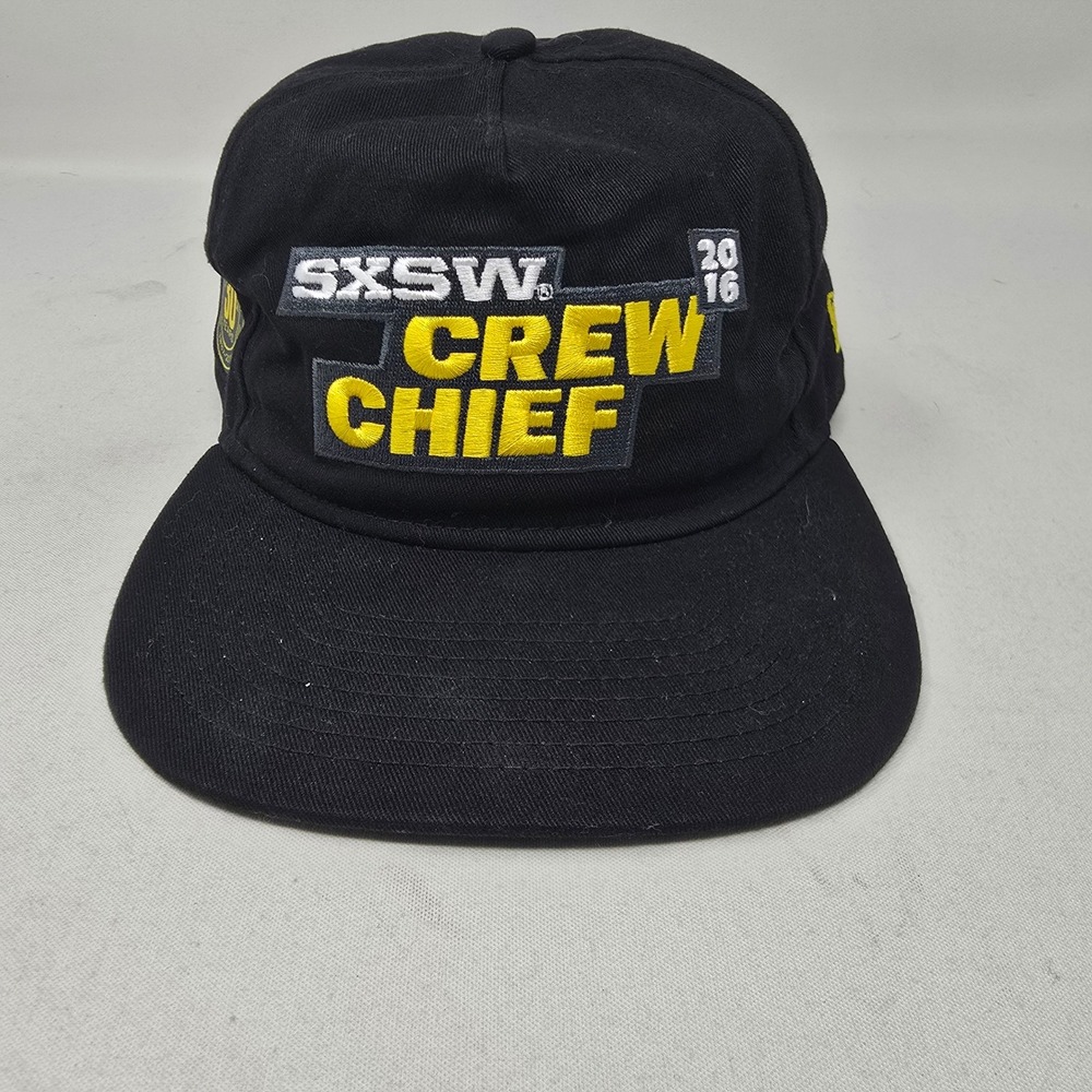 SXSW 2016 Festival Crew‎ Chief Black Trucker  Hat Ball Cap New Era